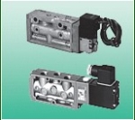 底板配管4F310-10-DC24V 喜开理电磁阀