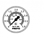 FESTO压力表,MAP-40-1-1/8-EN