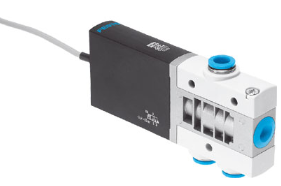 FESTO电磁阀MHE4-MS1H-3/2G-QS-8-K操作方式