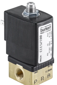 BURKERT直动式三通柱塞电磁阀：126140