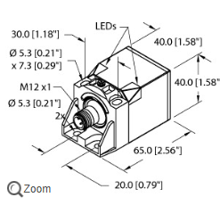概述图尔克传感器NI50U-CK40-AP6X2-H1141