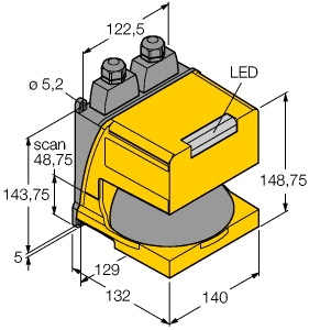 特性规格；德国TURCK直反式传感器BSO300-BQ18-ANP6X2