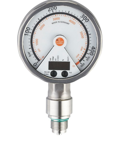 报增值税价，德国IFM带显示屏的压力传感器PE3006