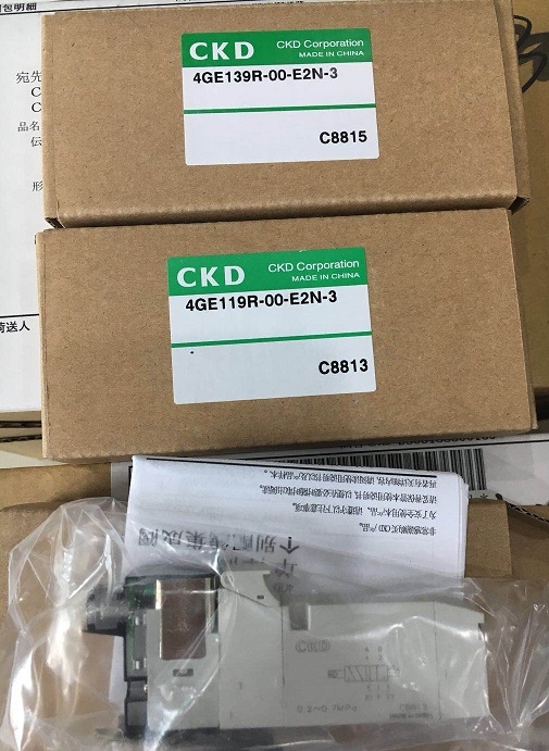 中文说明：CKD先导式电磁阀4GD219-C8-E2C-3