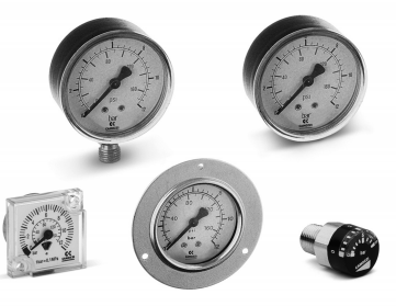 相关知识M043-P12，康茂盛CAMOZZI压力表（轴向）