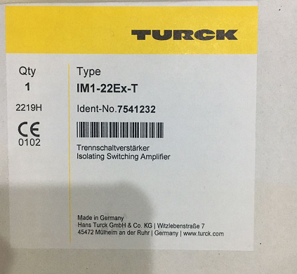 IM1-22EX-T,图尔克TURCK开关放大器，含税运