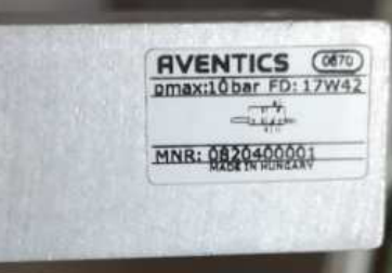 安沃驰AVENTICS机械式空气开关0820400001