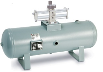 SMC增压阀气罐，示意图VBAT20A1-T-X104