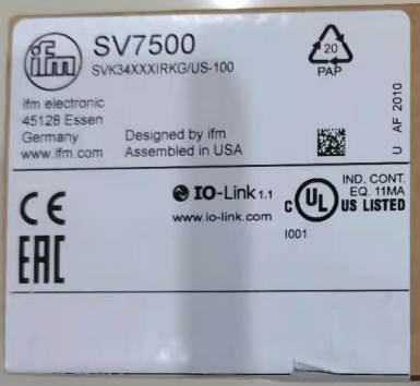 IFM涡街流量传感器SV7500设定范围说明