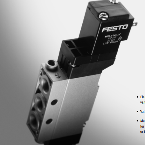 进口德国FESTO费斯托两位五通阀MEBH-5/2-1/8-P-B