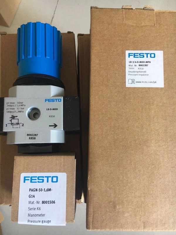 费斯托LR系列气源处理减压阀LR-1/4-D-MINI