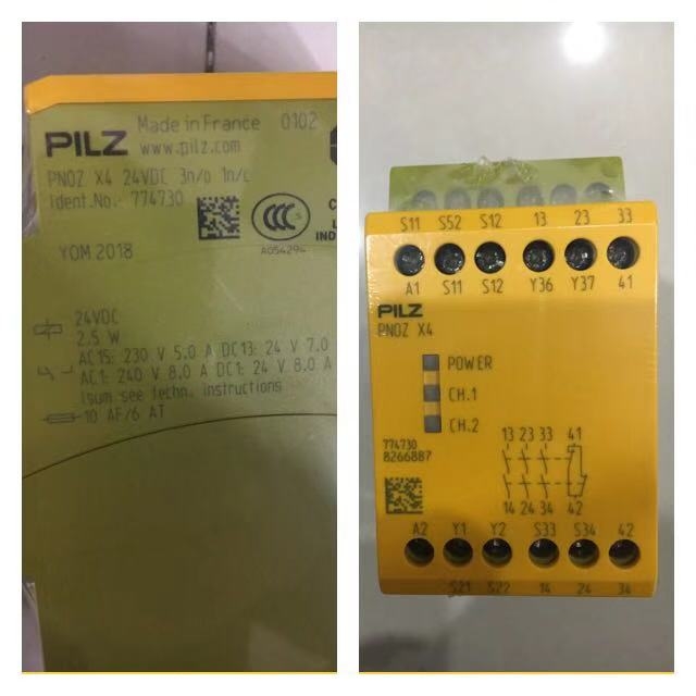 PILZ中间继电器774148 PZE 9230-240VAC8n/o1n/c 