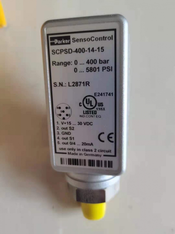SCFT-600-22-07 parker流量传感器货期