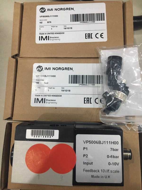 诺冠比例压力控制阀VP5006BJ411H00质保