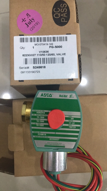 小红帽ASCO功耗电磁阀8222G094 110/50