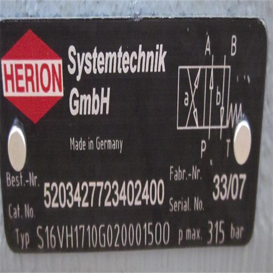 供应海隆HERION电磁阀S10VH12G00800150V