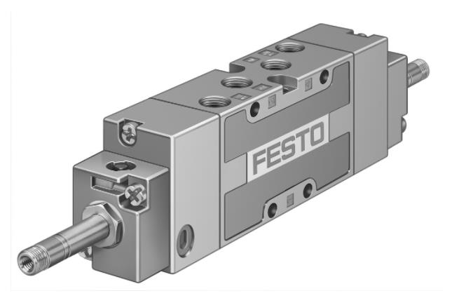 festo MFH-5系列电磁阀的安装方法