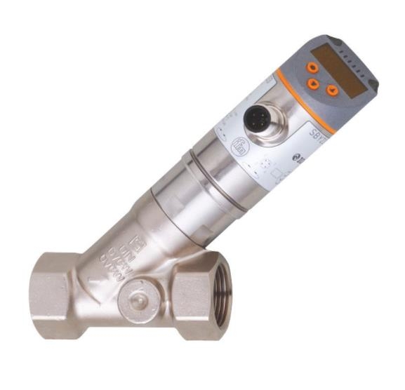 概述IFM带止回阀的显示屏流量计的信号输出