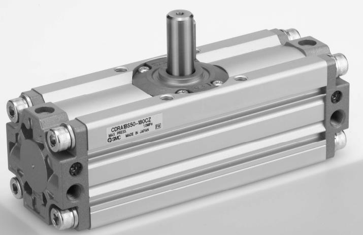 SMC气压式摆动气缸CDRA1BX50-90CZ的驱动方式