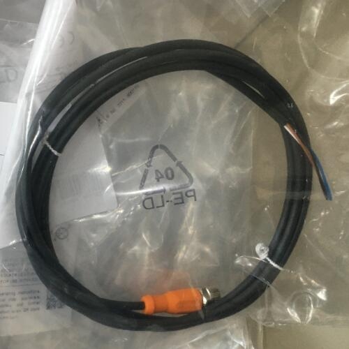 ifm带插座连接电缆EVC084规格图样