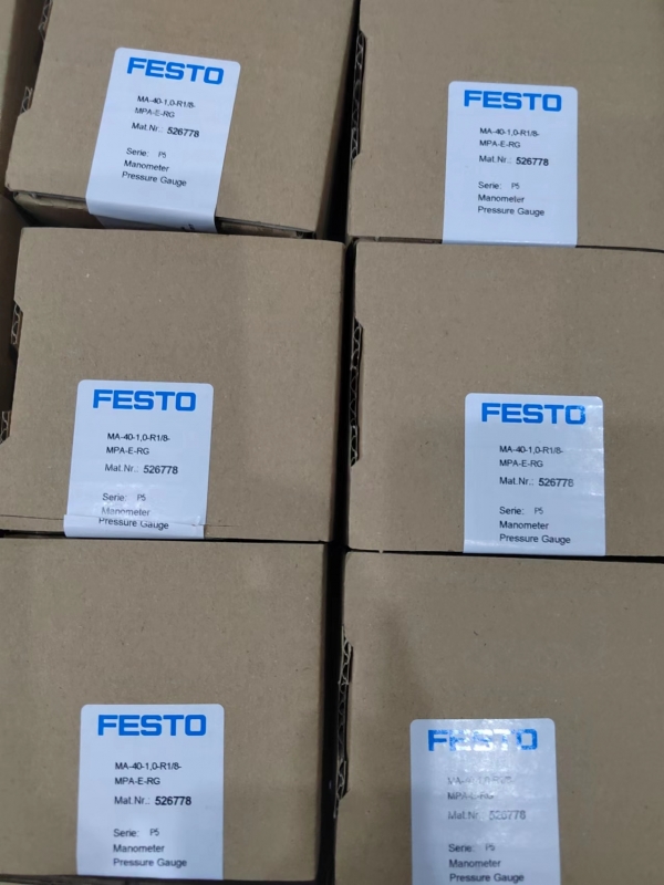 FESTO压力表FMA-63-10-1/4-EN新款8037000