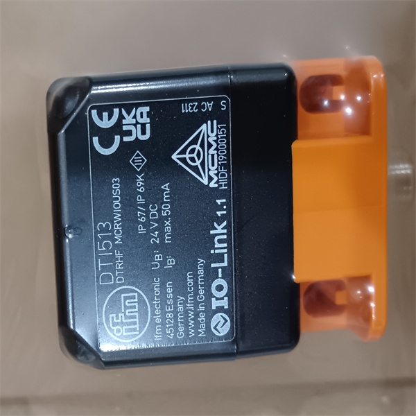 IFM易福门分体式流量传感器KI505A