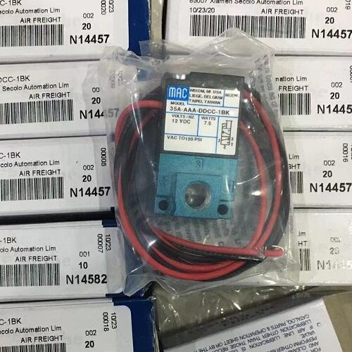 两位四通电磁阀MAC尺寸图130B-541BAAA