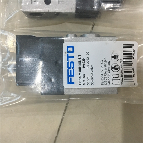 FESTO紧凑型电磁阀CPE18-M1H-5/3GS-1/4特性