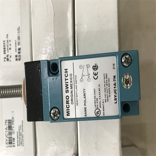 霍尼韦尔限位开关型号SZL-VL-B 10A 250VAC