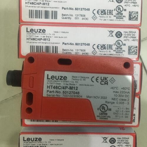 HT46C/4P-200-M12漫反射LEUZE传感器作用