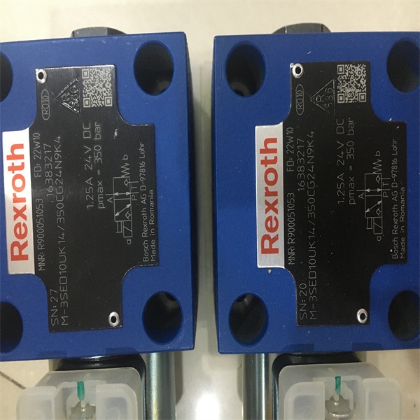REXROTH电磁阀4WE10J3X/CG24N9K4结构分析