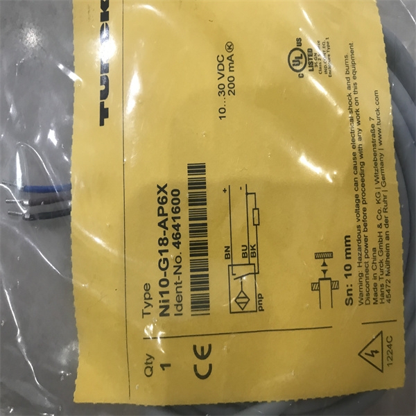 TURCK图尔克光电传感器Ni8-M18-AZ3X