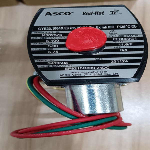 ASCO微型电磁阀EF8327G041 220VAC