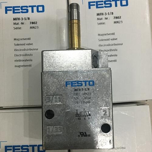 两位三通电磁阀FESTO部件一览MFH-3-1/8
