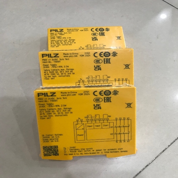 皮尔兹安全继电器774130安装说明