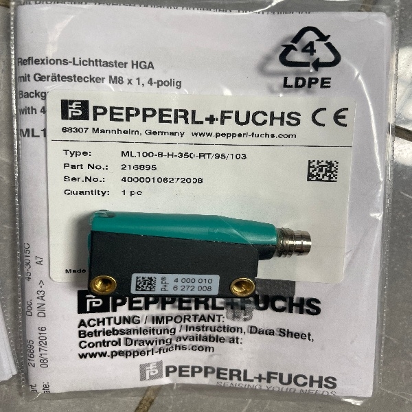 P+F倍加福电感式传感器NBN40-L2-E0-V1