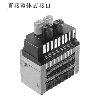 带直接整体式接口的阀岛