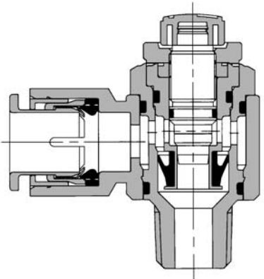 SMC AS单向节流阀结构原理图-进气节流型