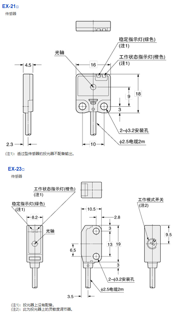传感器尺寸图